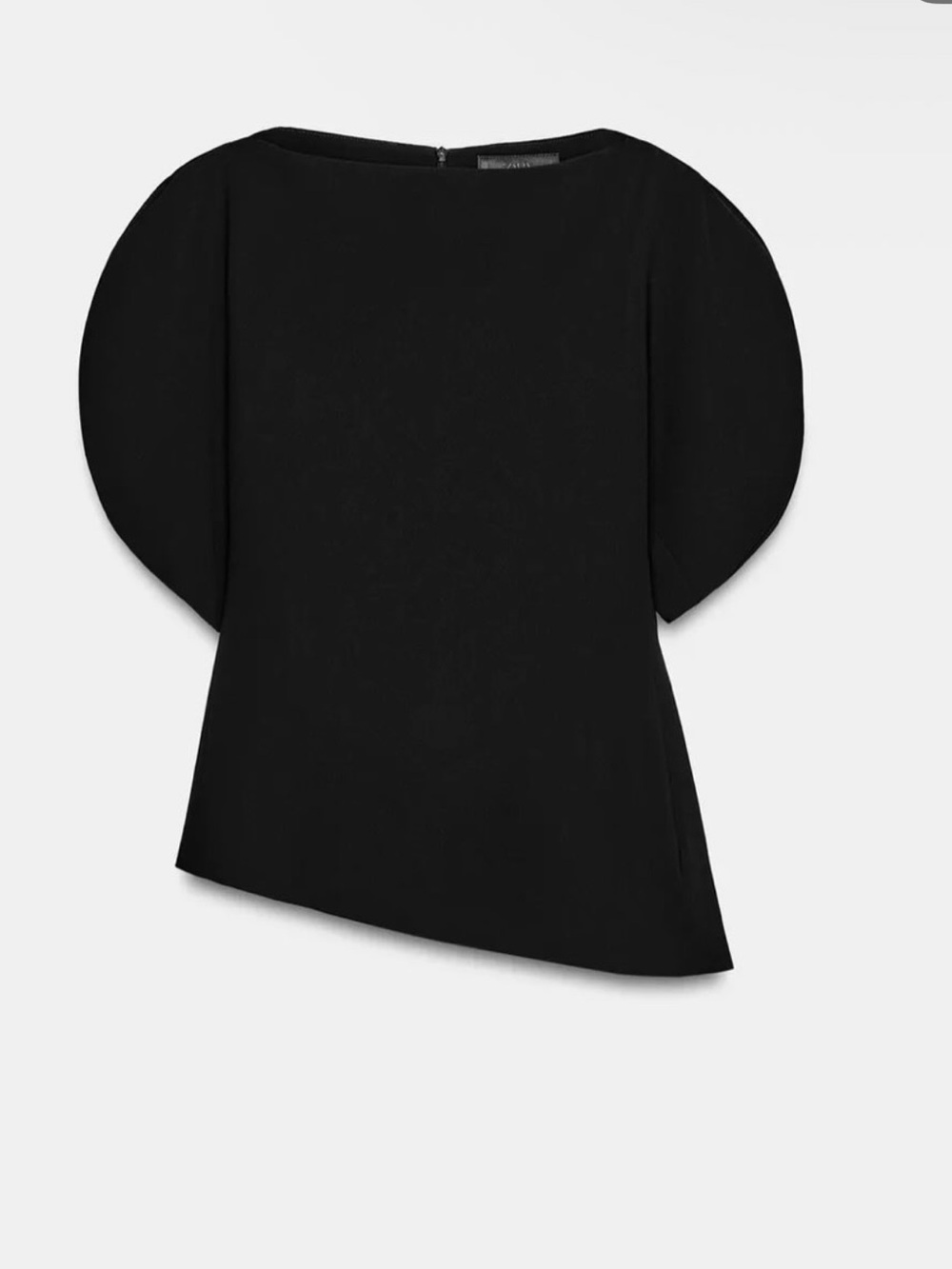 Zara Puff-Sleeve Top